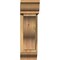 Ekena Millwork Funston Traditional Rough Sawn Bracket w/ Offset Brace, Western Red Cedar, 6"W x 16"D x 20"H BKT0604X16X20FST01RWR - alternate 4